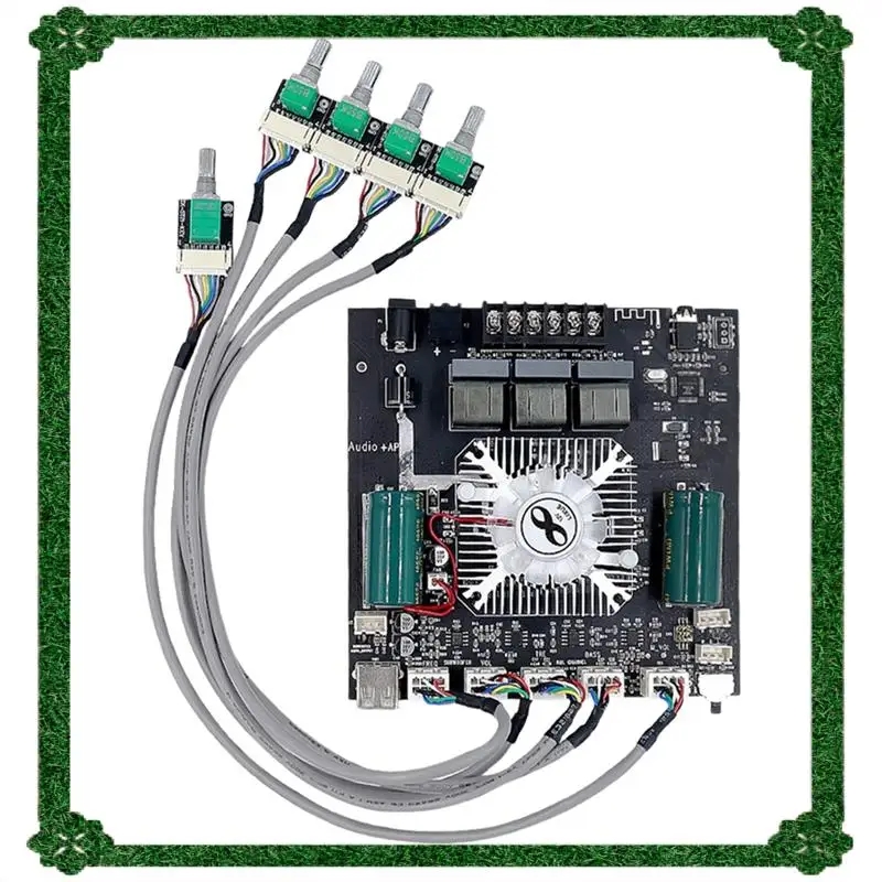 تسليم 24 ساعة ZK-HT21 مضخم الطاقة الرقمي 160Wx2 + 220W بلوتوث 2.1 قناة TDA7498E وحدة APP التحكم في الطاقة الصوتية أ