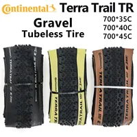 Continental Terra Trail 700c Tubeless Ready neumático Cyclocross Gravel 700x40/45c Bicicleta de carretera Pneumático TLR plegable Marrón