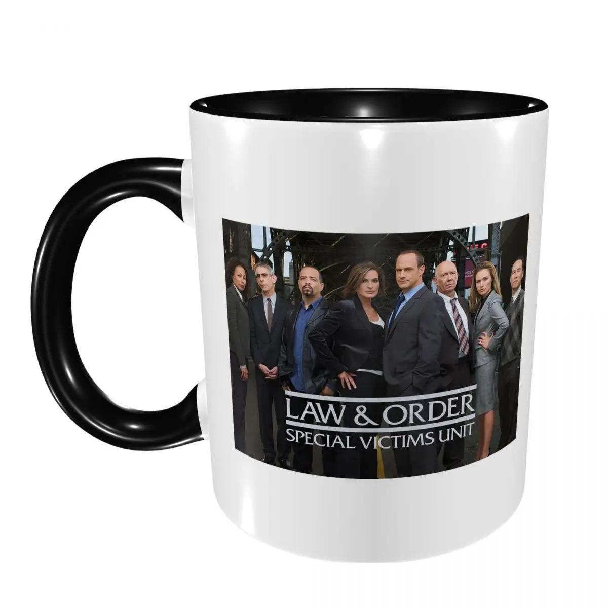 Law And Order SVU Merch Mug Funny Ceramic Coffee Cups Tea Mugs Milk Cup Drinkware Gift for Woman Man