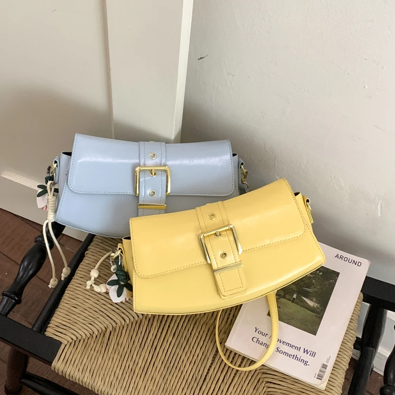 

Fashion Hobo Bag Female Underarm Single Shoulder Bag 2026 Summer Shopper Armpit Purse Versatile Small Pu Leather Crossbody Bags