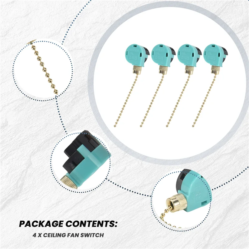 Abmr-4Pcs Ceiling F… - image