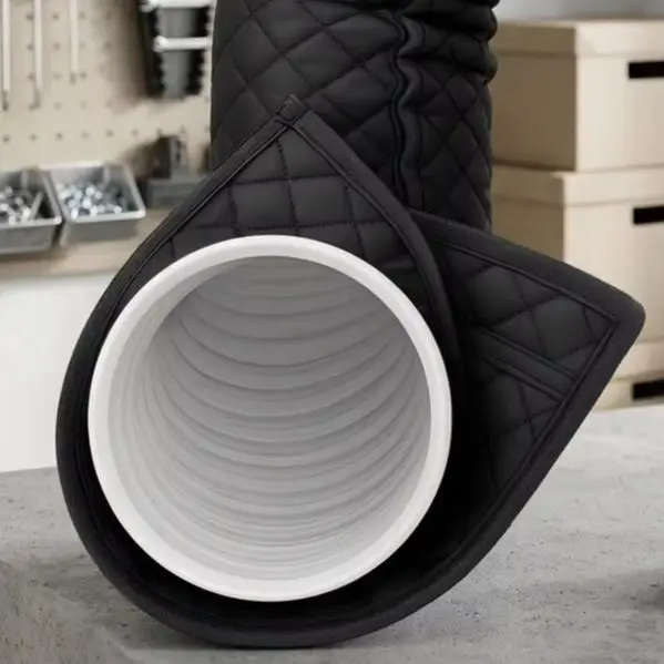 Insulated AC Hose Cover Wrap 58 Inch For 5.8-6 Inch Ducts, 210D Oxford Sleeve For Portable Air Conditioner Energy Saving