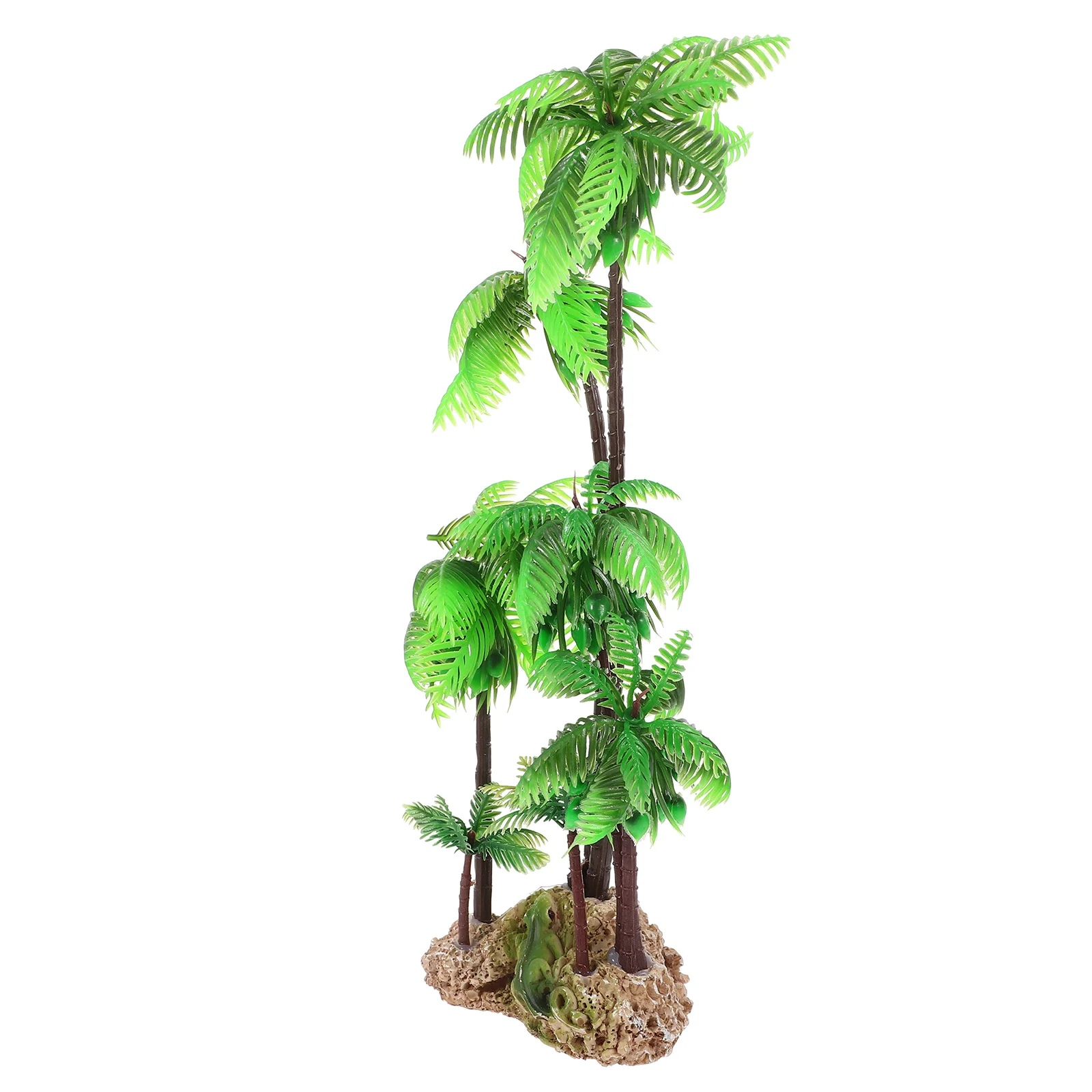 

Artificial Coconut Tree For Fish Tank Decor, Aquarium Plant, Micro Landscape Diy, Plastic Plants, Sandbox Terrarium Decoration