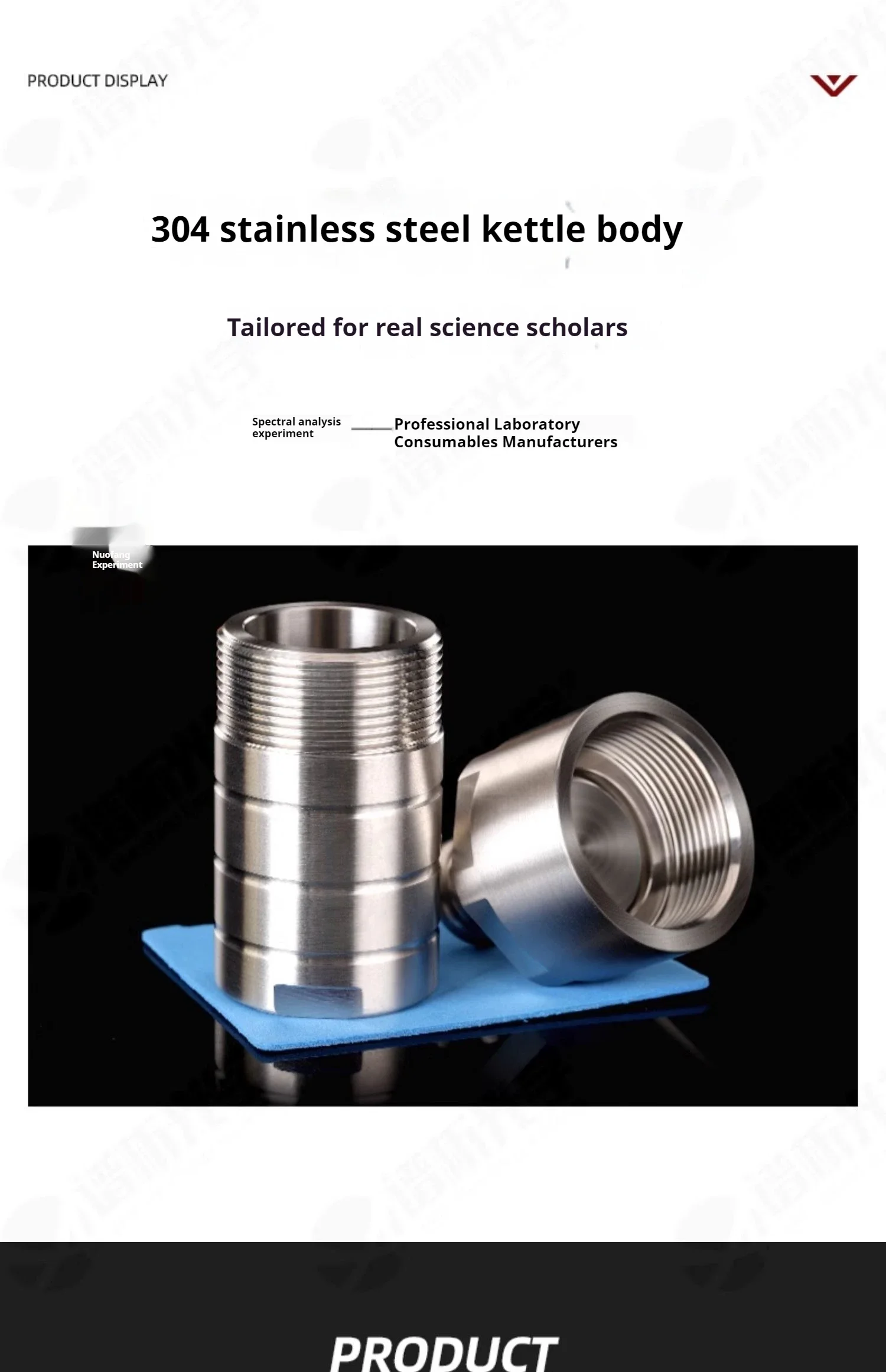 25/50 ml PTFE-gefütterter hydrothermischer Synthese-Autoklavenreaktor 3 MPa 304 Stahl Hochdruck-Hydrothermischer Verdauungstank PTFE – Detail 2