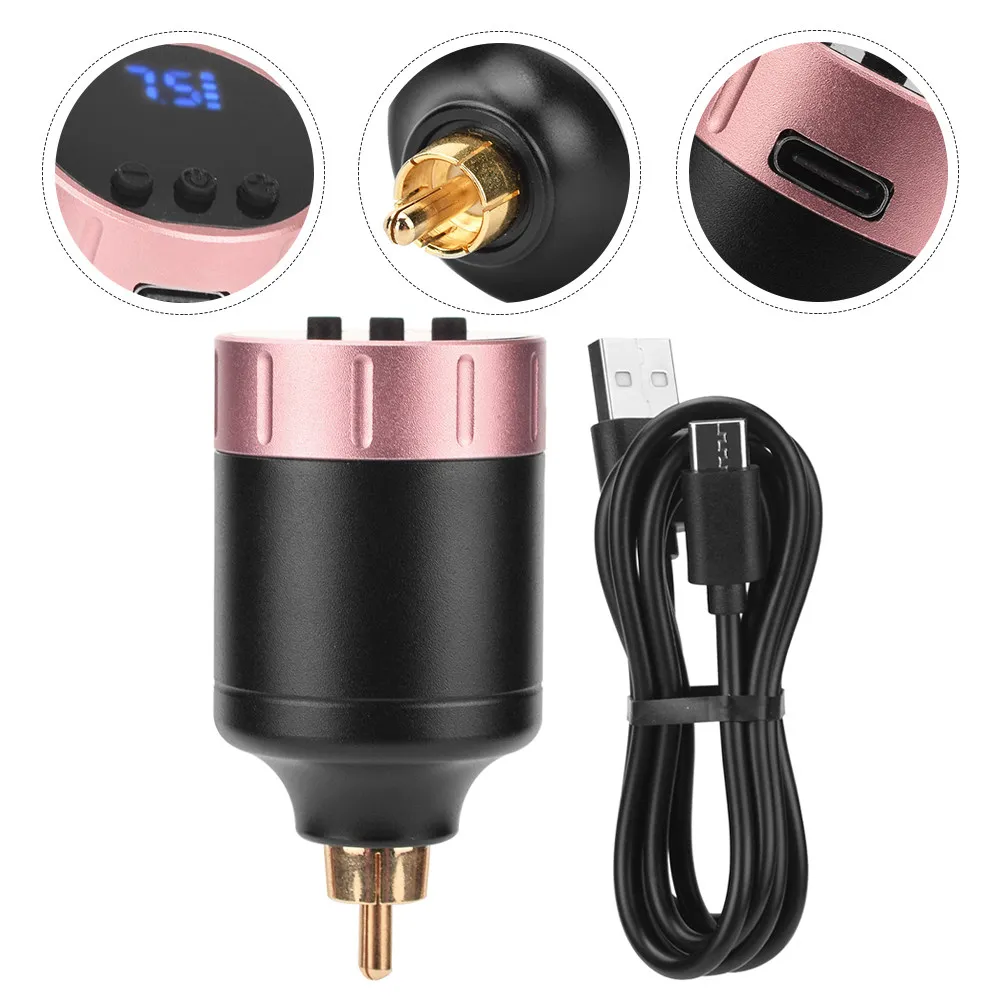 Display Tattoo Power Voltage Regulator with Ultra Clear LED Screen Stable Output Adjustable Voltage for Tattoo