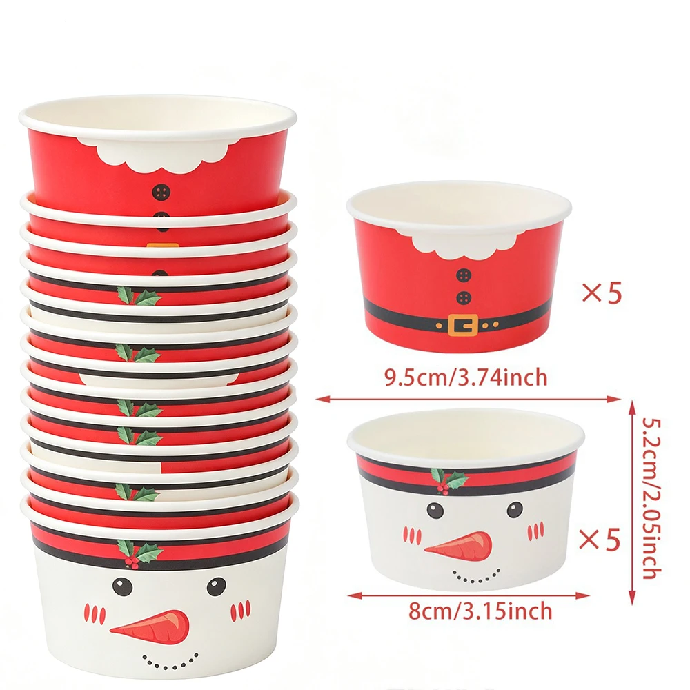 Ciotole di Carta Monouso per A - Xmas Food Snacks recensione e prezzo