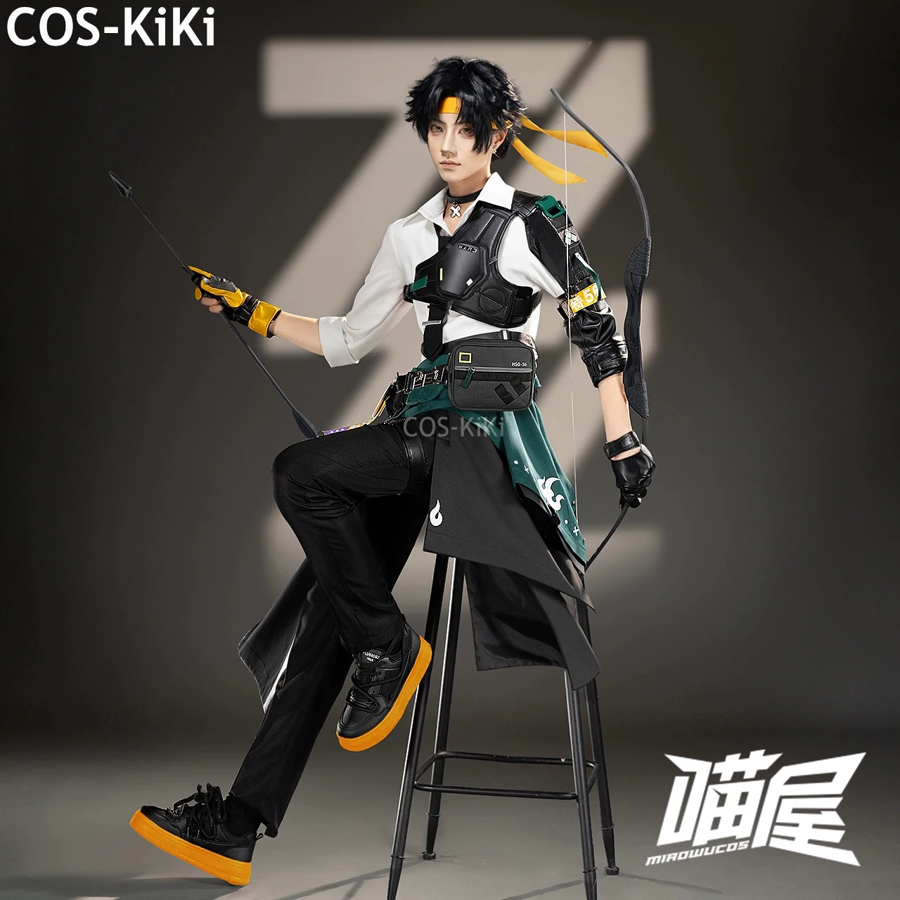 COS-KiKi Zenless Zone Zero Asaba HSO-S6 Game Suit Gorgeous Handsome Uniform Cosplay Costume Halloween Party Role Play Outfit Men