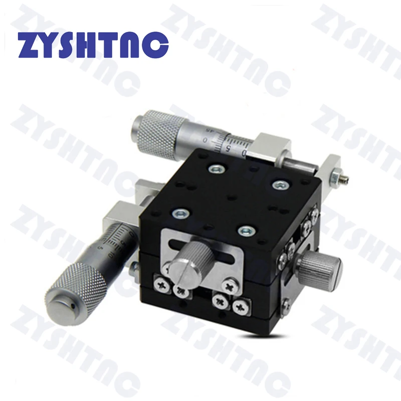 XY Axis 30*30mm Trimming Station Manual Displacement Platform Linear Stage Sliding Table XY30 LY30 Cross Rail
