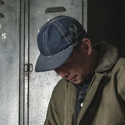 Bronson WWII USAAF A-3 Mechanic's Cap Vintage Style Baseball Hat For Men Amekaji