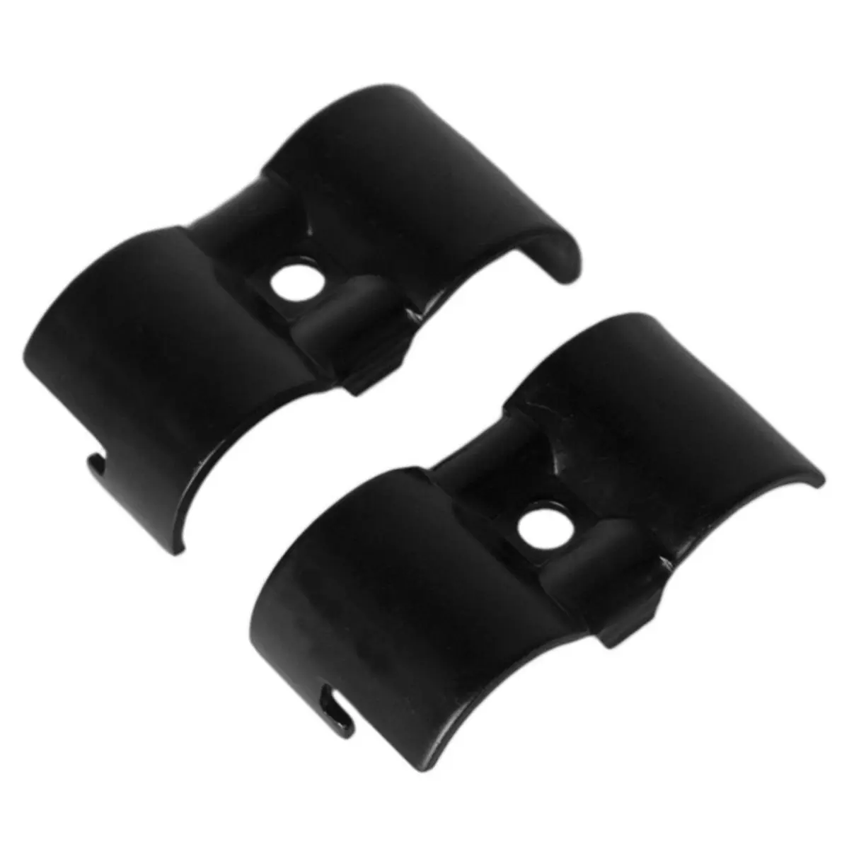 giftnew 10 PCS Double Port Parallel Pipe Clamp for OD 28mm Lean Tube, Steel Pipe Tube Joint Connector Clip