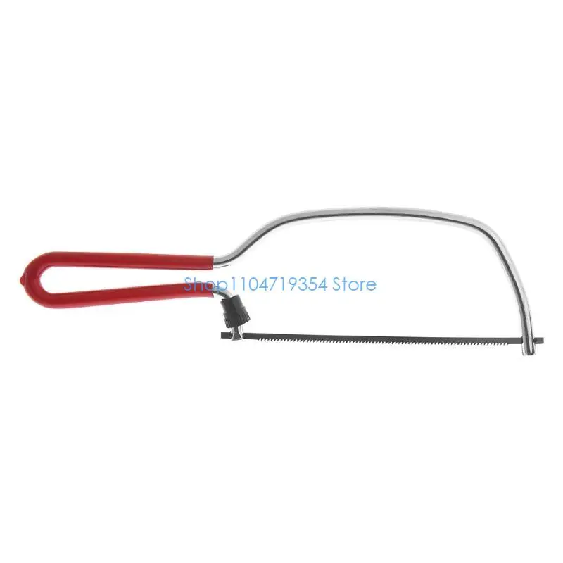 0XLD Mini Scroll Coping Metal DIY Hand Hacksaw Woodworking Tool Replacement Blade view 2