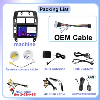 Autorádio s Androidem, multimediální přehrávač videa, GPS, Carplay, QLED displej, stereo pro Volkswagen VW Polo MK4 6Q 9N 9N3 2004-2009 8 nejlepší prodej Rádio VW Polo 9N 9N3 - №8