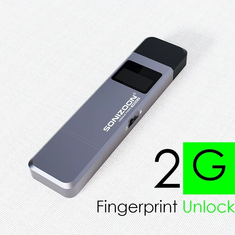 2G Fingerprint Encryption Solid State USB Flash Drive1TB/2TB Protection Data Privacy  Usb флешка  Pendrive