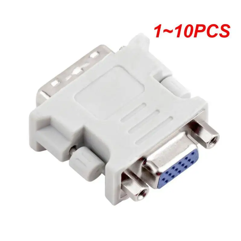 2023 DVI-I 24+5 Pin Male To VGA HD15 Pin Female Adapter Converter Plug And Play For TV CRT Monitors Projectors Computer