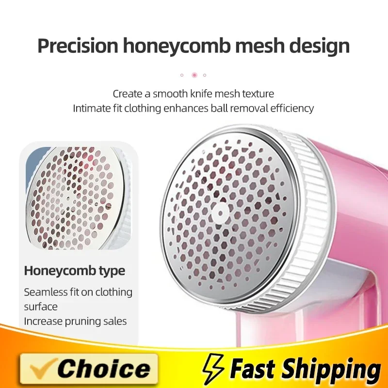 Household Clothes Shaver Fabric Lint Remover Fuzz Electric Fluff Portable Brush&blade Professional Rechargeable Lint Remover