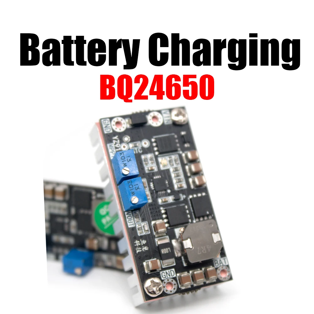 Módulo de Carregamento Solar Mppt 100w Bq24650 10a 3s 4s Lithium Battery Chumbo-ácido Lifepo4 Li-ion 5v 12v 15v 19v 24v