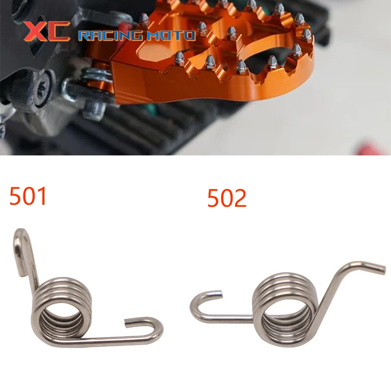 

Motorcycle Foot Rest Footpegs Pedals Spring For KTM SX SXF EXC EXCF XC XCF XCW XCFW Husqvarna TC TE FE FX EX 125 250 350 450 500