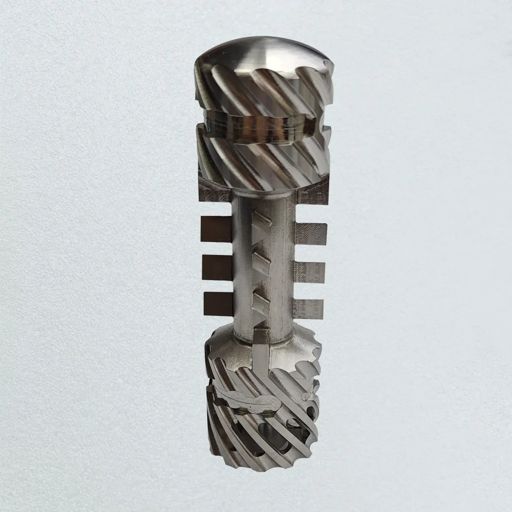 

316 Stainless Steel Aluminum Alloy Five-axis CNC Machining Complex Parts Machining Finished Mixing Head Industrial Equipment
