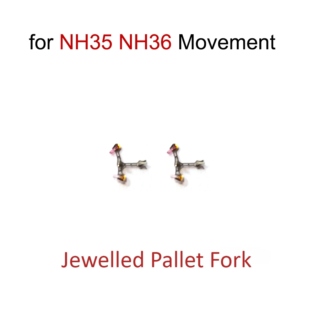 

2Pcs Jewelled Pallet Fork NH35 Watch Movement Part Accessories for NH35 NH36 Movement