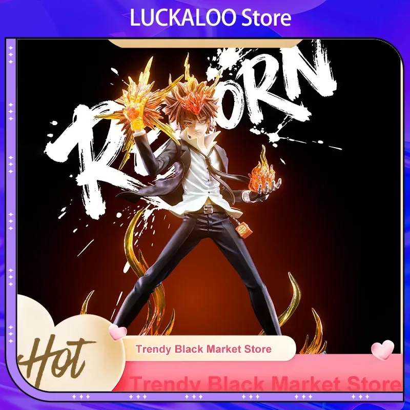 

Anime Tsuna Sawada Action Figure Katekyo Hitman Reborn Collectible Pvc Model Desktop Decoration Gift For Anime Lovers Collection