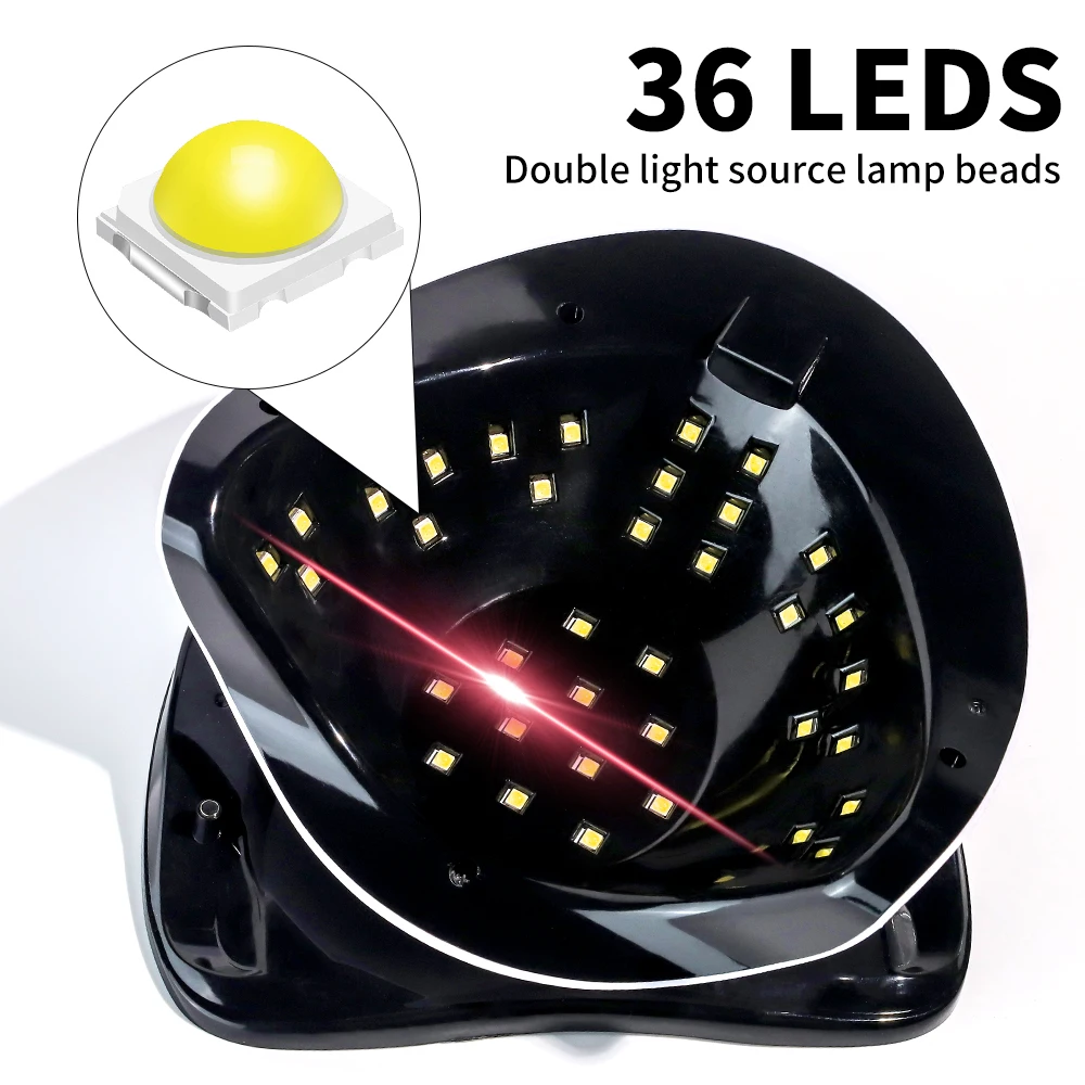 UV/LED Nail Polish Lamp Have 4 Timer Modes LCD Display Quick Drying Machine with 36 LEDS Nail Fordrying Dryer for Manicure Tools