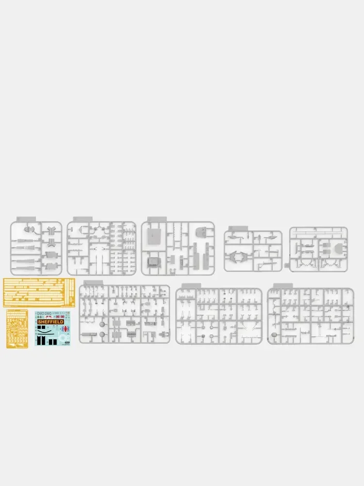 FOREART Assembled Ship Model Kit 3001 British Type 42 Missile Destroyer, HMS Sheffield 1/350