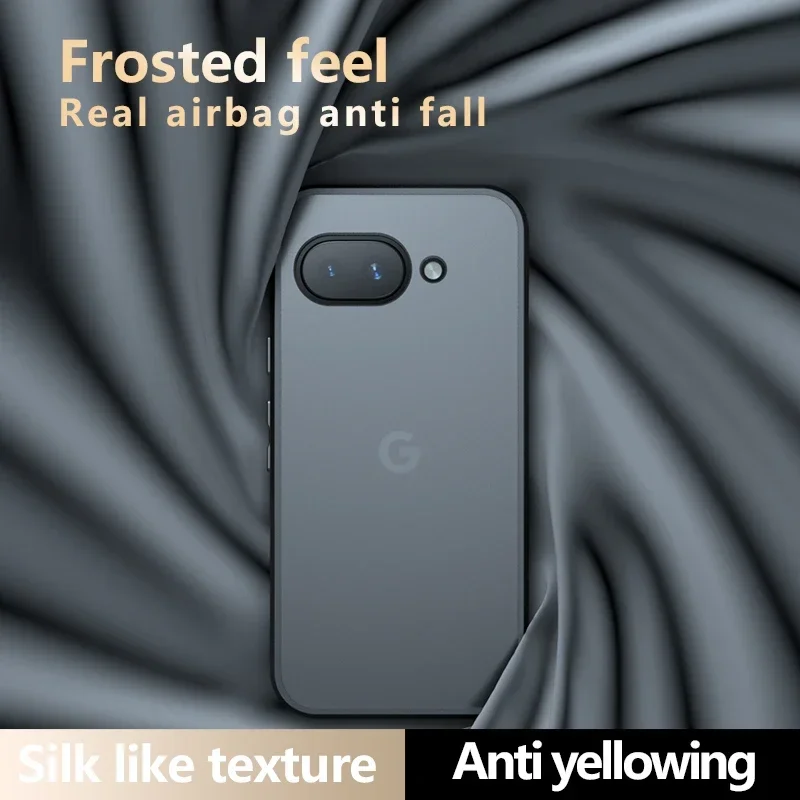 Matte Acryl-Hülle für Google Pixel 9A Pixel9 A Luxuriöse Stoßfeste Transparente Harte PC-Abdeckung für Pixel 10a 10 9 Pro XL 8A Bumper – Detail 4