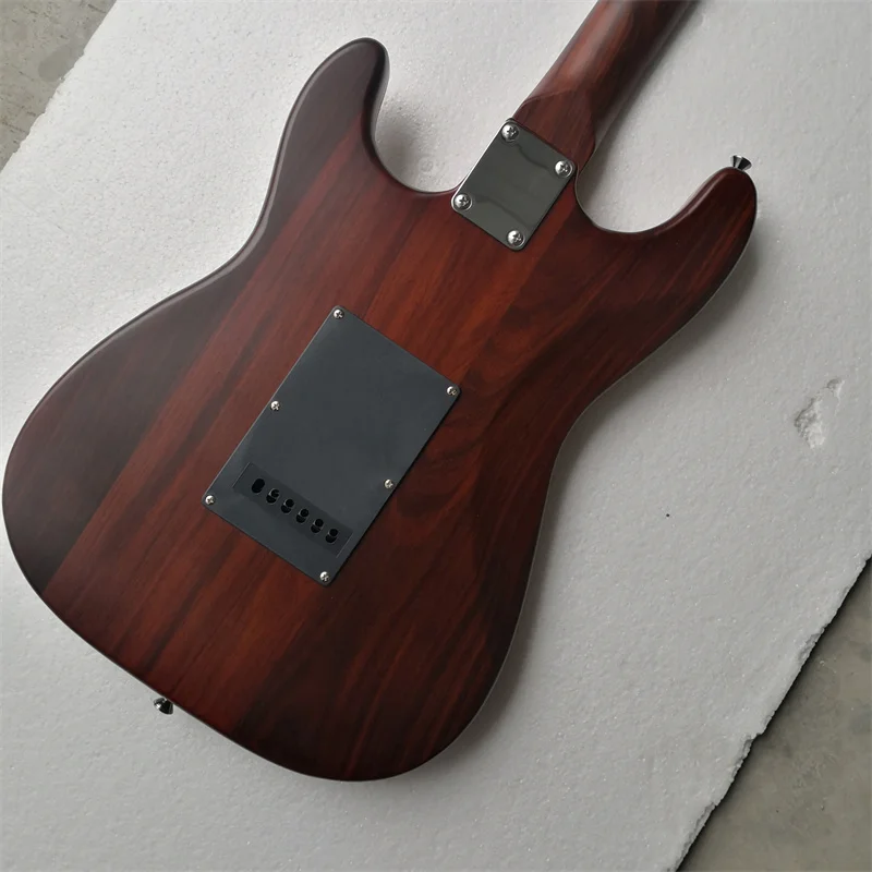 Customizable 6-String Rosewood Electric Guitar Handmade Crafted Musical Instrument