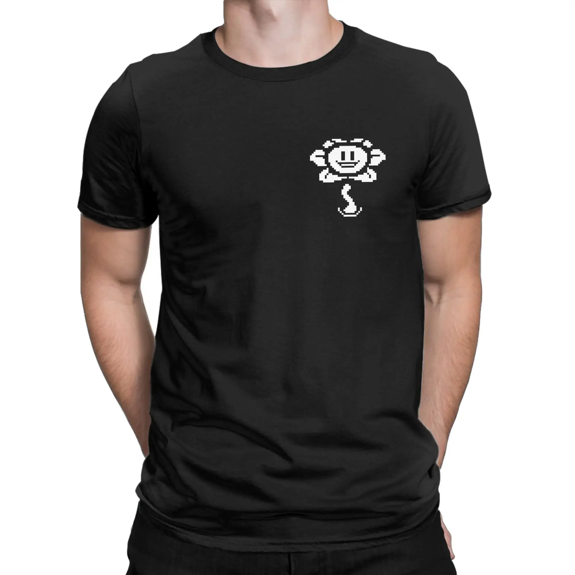 Men Women's Undertales II Flowey T Shirts Rpg Video Game Cotton Tops Awesome Short Sleeve O Neck Tees Summer T-Shirts
