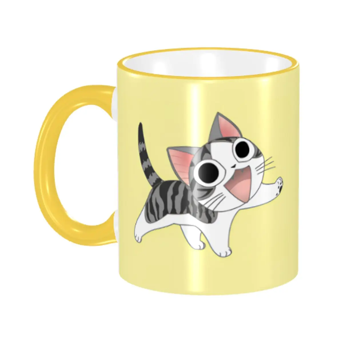 

Customized C-Chis Mug DIY Kawaii Cartoon Anime Kitten Ceramic Milk Tea Coffee Cups
