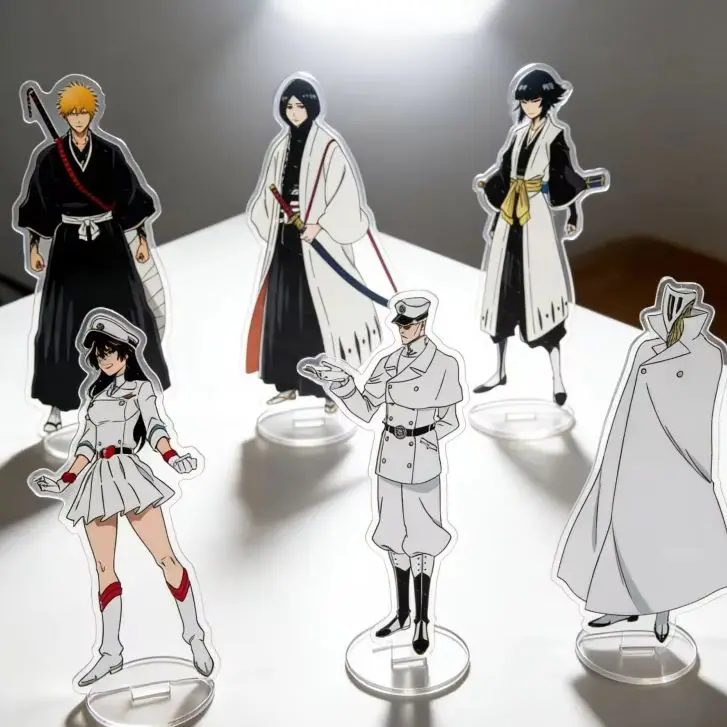 Anime BLEACH Cosplay Holder Topper Christmas Acrylic Stand Figure Desktop Ornament Plate Animation Peripheral