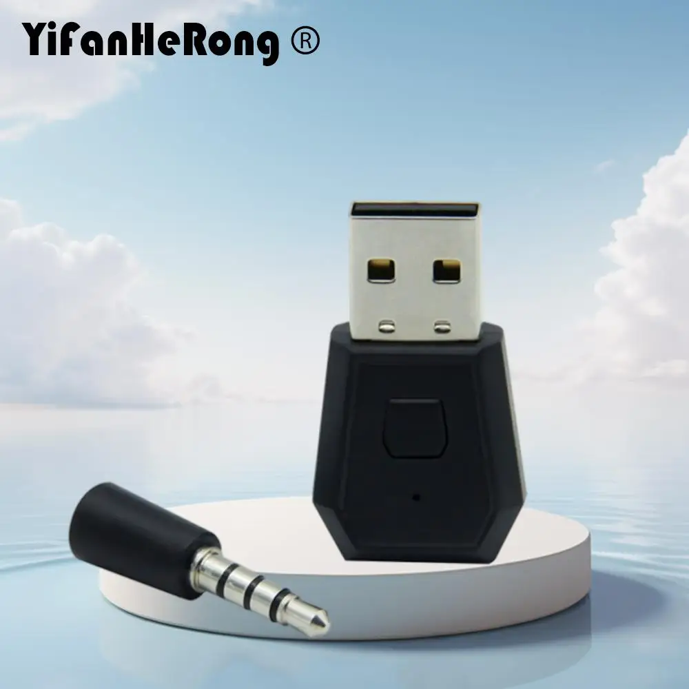 Bluetooth-Compatible Adapter Wireless Transmitter USB Dongle Receiver Wireless For PS4 Gamepad Game Controller Console Headphone