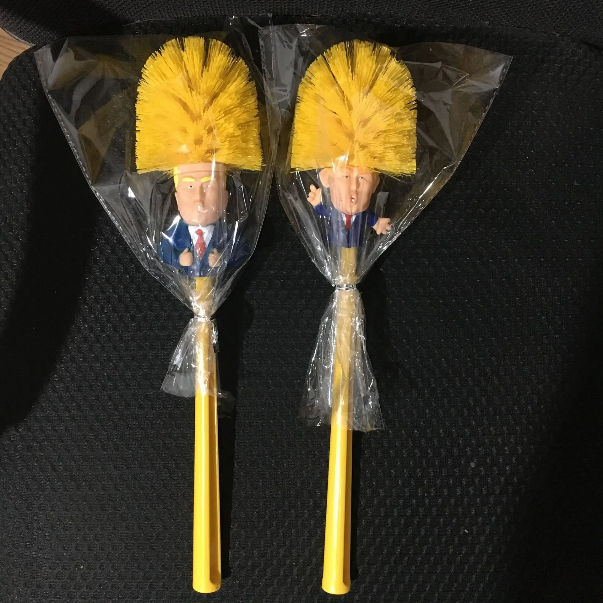 Cepillo de inodoro en forma de Trump, Nuevo limpiador de inodoro de plástico duradero para el hogar, limpieza de WC, Borstel, cepillos, Herramientas de limpieza