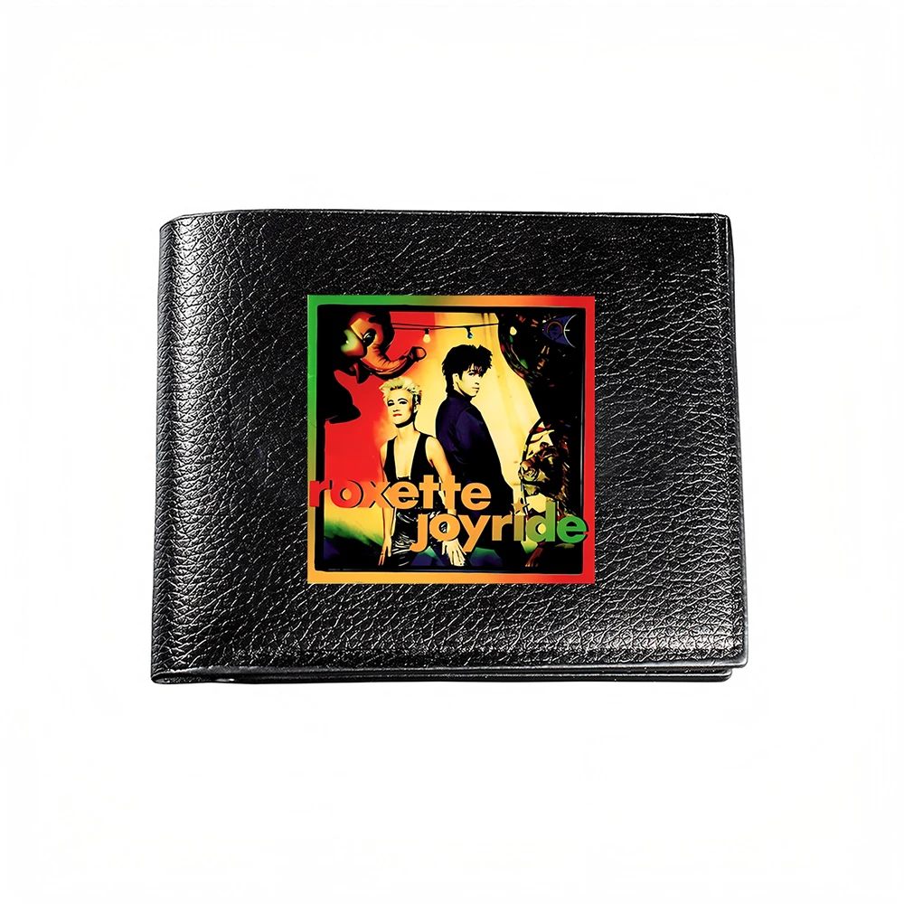 Roxette Joyride Music Album Art Print Men's Wallet Card Holder Casual Business Fashion Design