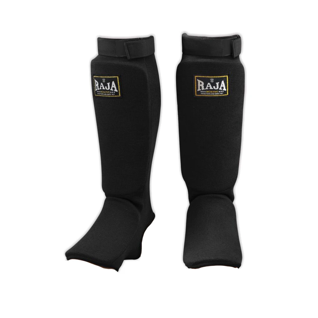 1Pair Universal Knitted Shin Guard Adults Boxing Practise Leg Brace Portable Ankles Protector Sports Gear