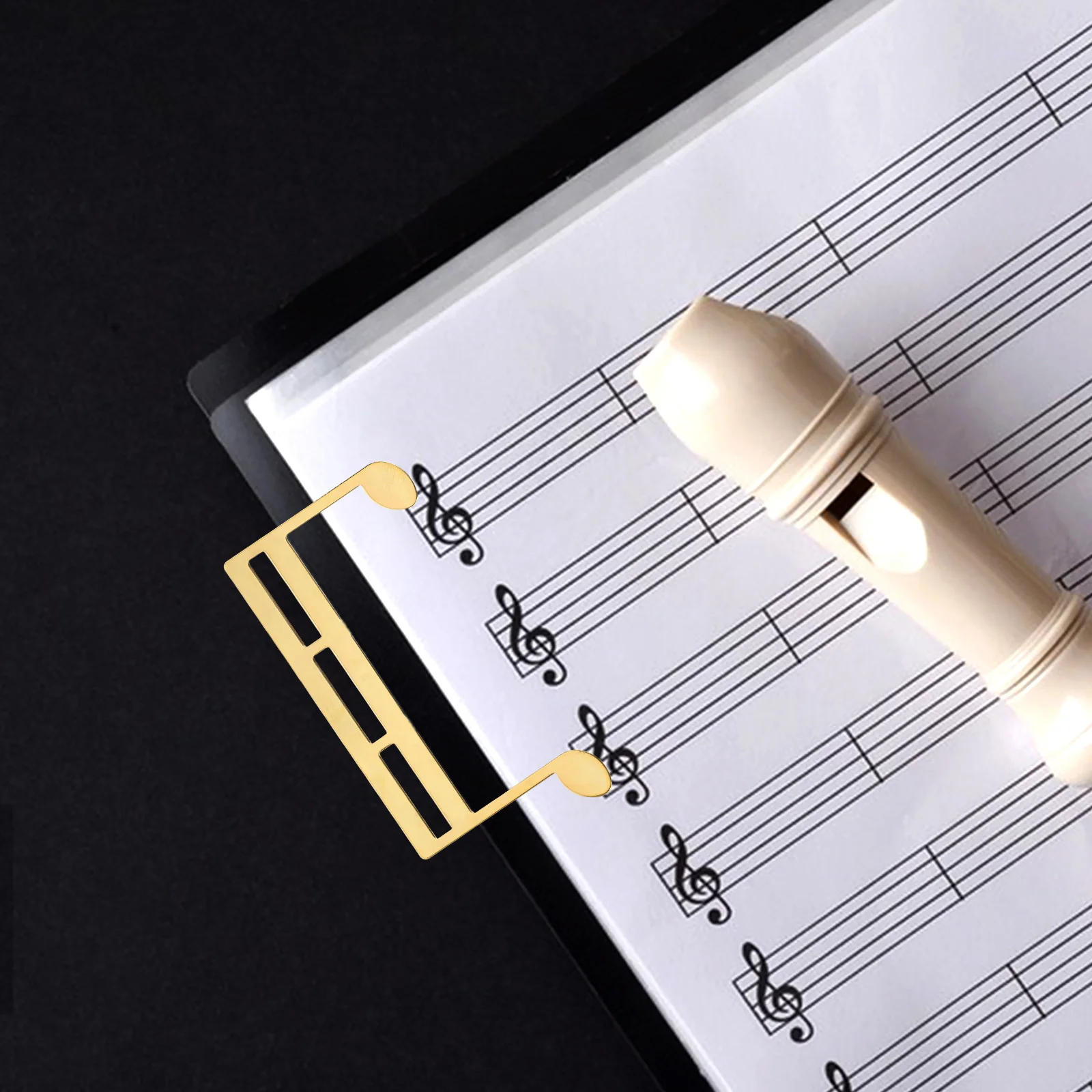 

Heavy Duty Sheet Music Holder for Piano and Guitar Metal Book Clip Page Holder Adjustable Grip for Musicians Students Teachers