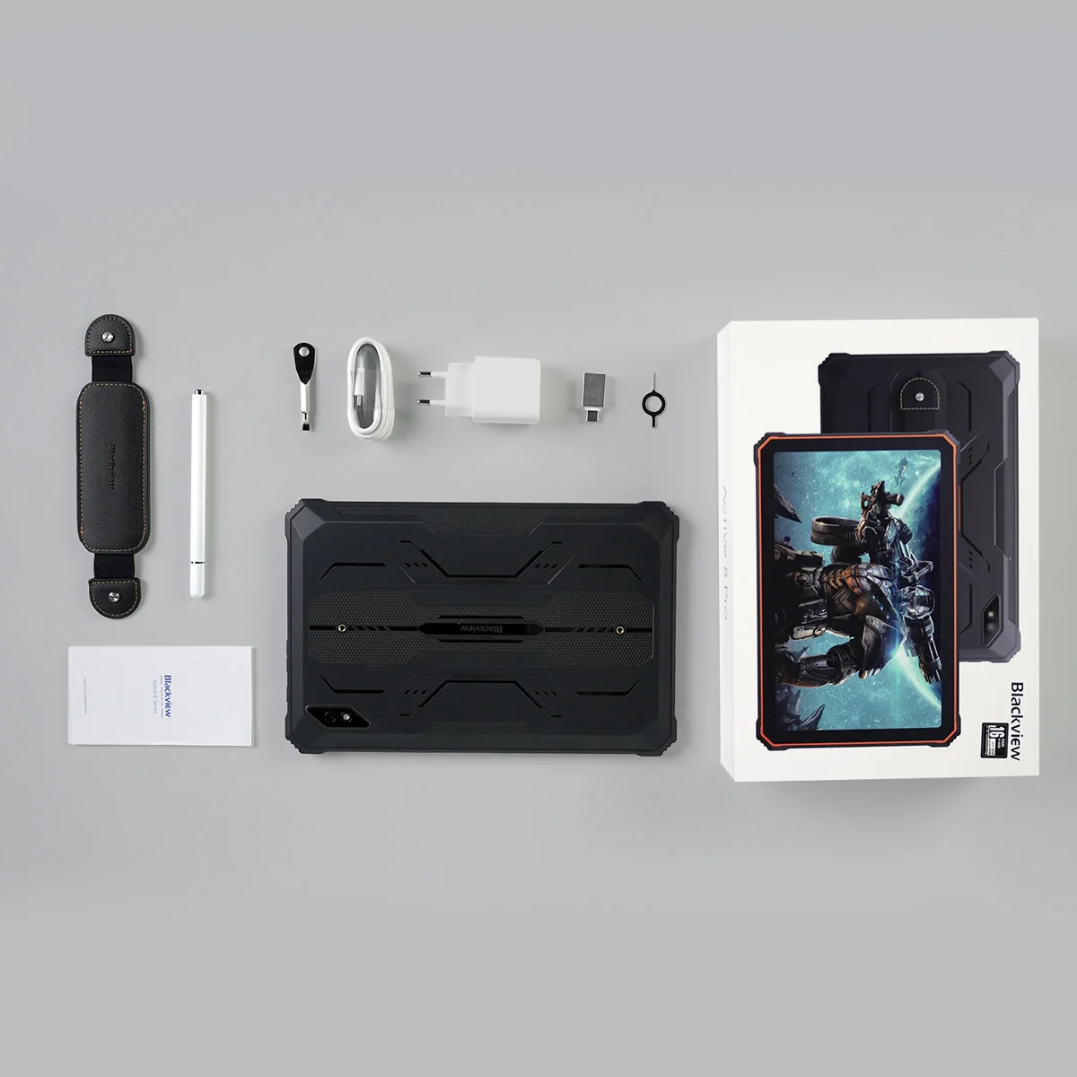 Blackview Active 8 Pro 16GB 256GB タブレットPC 22000mAhバッテリー Android 14 10.36インチ 2.4Kディスプレイ 16MP+ 48MPカメラ 頑丈タブレット