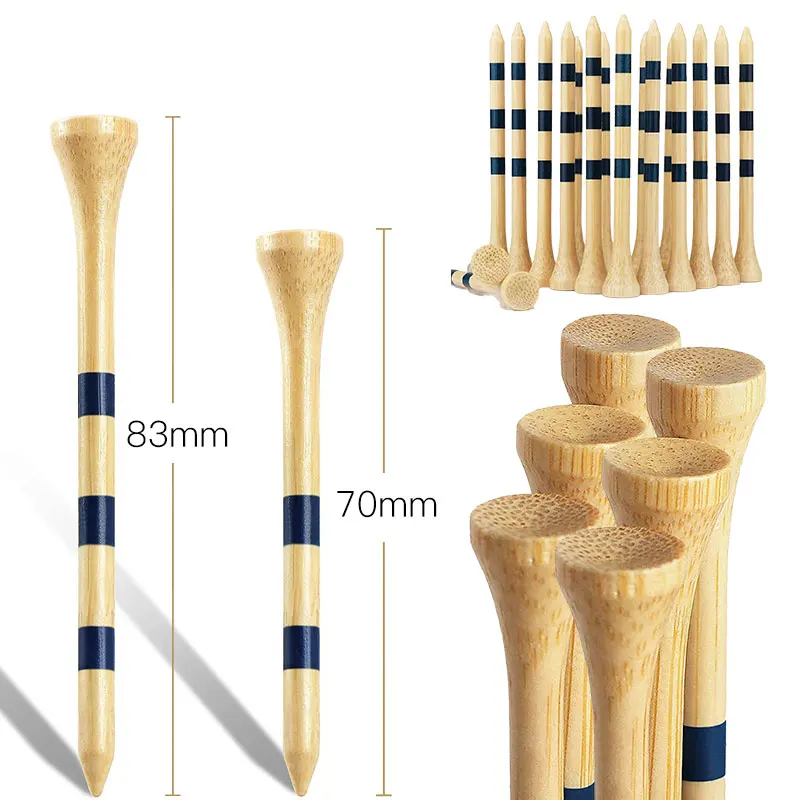 

Golf TEE Bamboo and Wooden Ball Tee Loose Ball Nail Ball Golf Wooden Tee Bamboo Ball Seat Golf Supplies