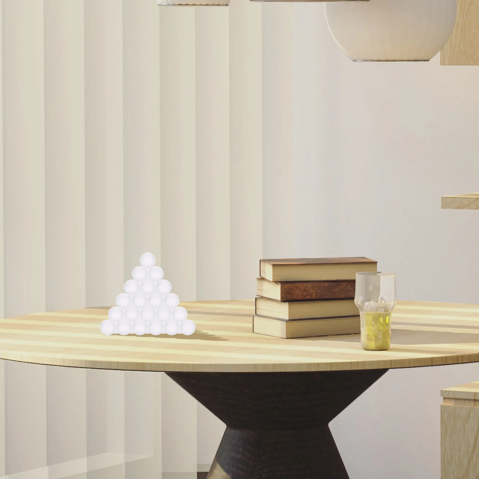 

150pcs Foam Ball Adornment White Diy Craft Material For Party Wedding School Projects Handmade Hanging Ornament Stress Relief