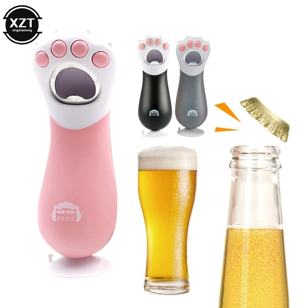 

Newest Kawaii Cat Paw Bottle Beer Opener Creative Opener Tools Bar Drinking Accessories Home Kitchen Party Supplies 1 PCS