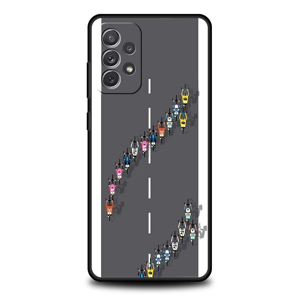 Чехол для Samsung A15 A13 A35 A55 A51 A71 A41 A31 A21S A03S A05 A17 A23 A25 A33 A53 A73 5G A07 4G Cover France Bicycle Exercise