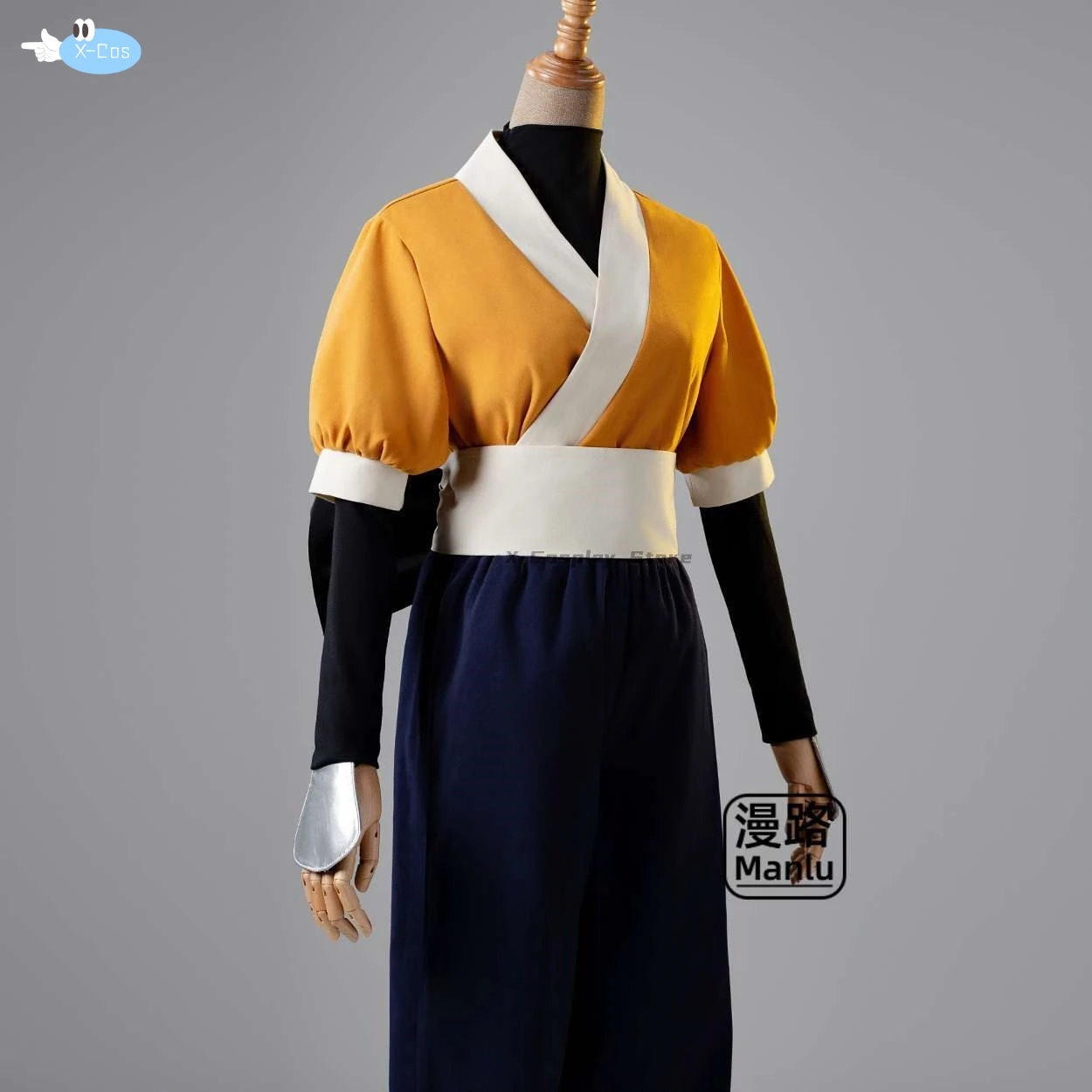 أنيمي Oshi No Ko تأثيري حلي ، شعر مستعار Arima Kana ، ملابس الساموراي ، الزي الأصفر ، السراويل ، مجموعة ربطة العنق ، الموسم 2