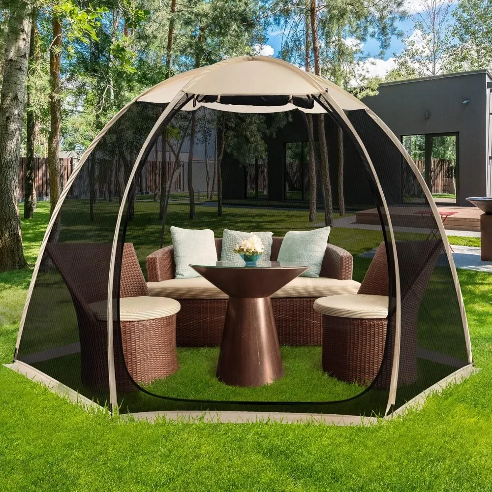 Camping Sunshade Canopy,Mosquito Tent Pop Up Outdoor for Couple Lovers - Weather Proof Pods 2 Person,Camping Sunshade Canopy