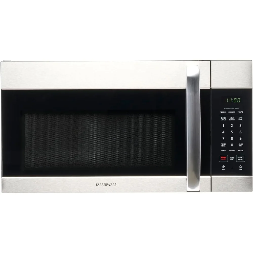 Oven, 1.7 Cu. Ft. - 1000W - Auto Reheat, Multi-Stage Cooking, Melt/Soften Feature, Child Saf