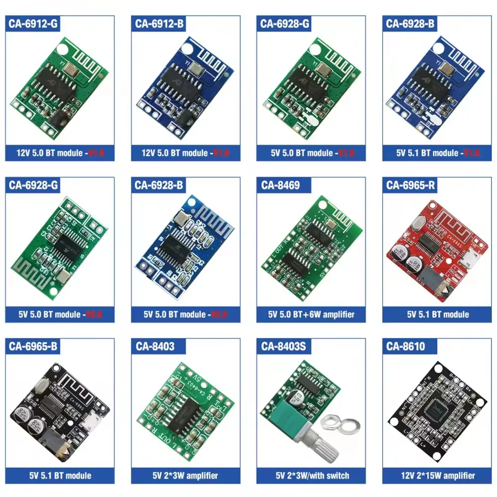 Ultra Clear BT 5.0 DIY Wireless Speaker 5W*2 PAM8403 Power Amplifier Board Receivers & Amplifiers
