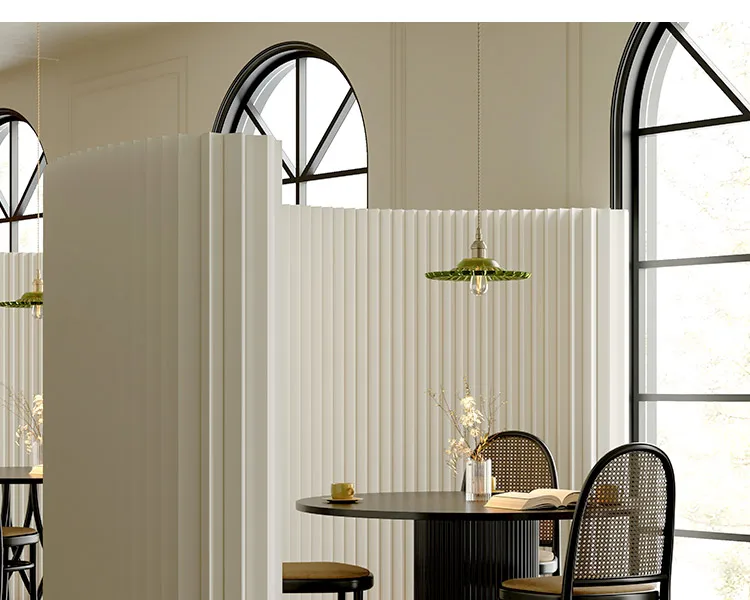 

Screen partition wall folding organ paper wall living room live stream background panel room partition screen movement