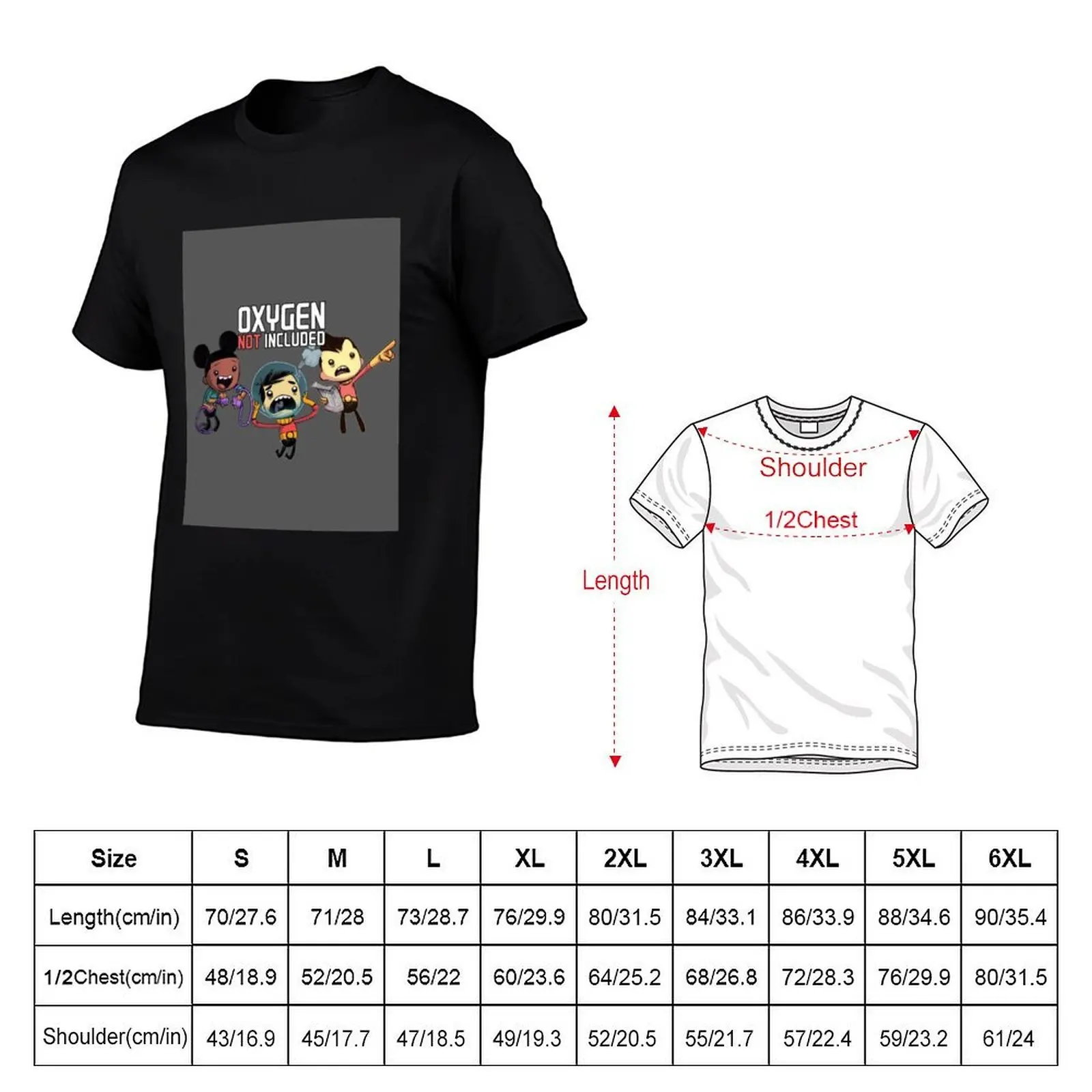 Oxygen Not Included! Graphic T-Shirt custom shirt custom t-shirts t shirt men