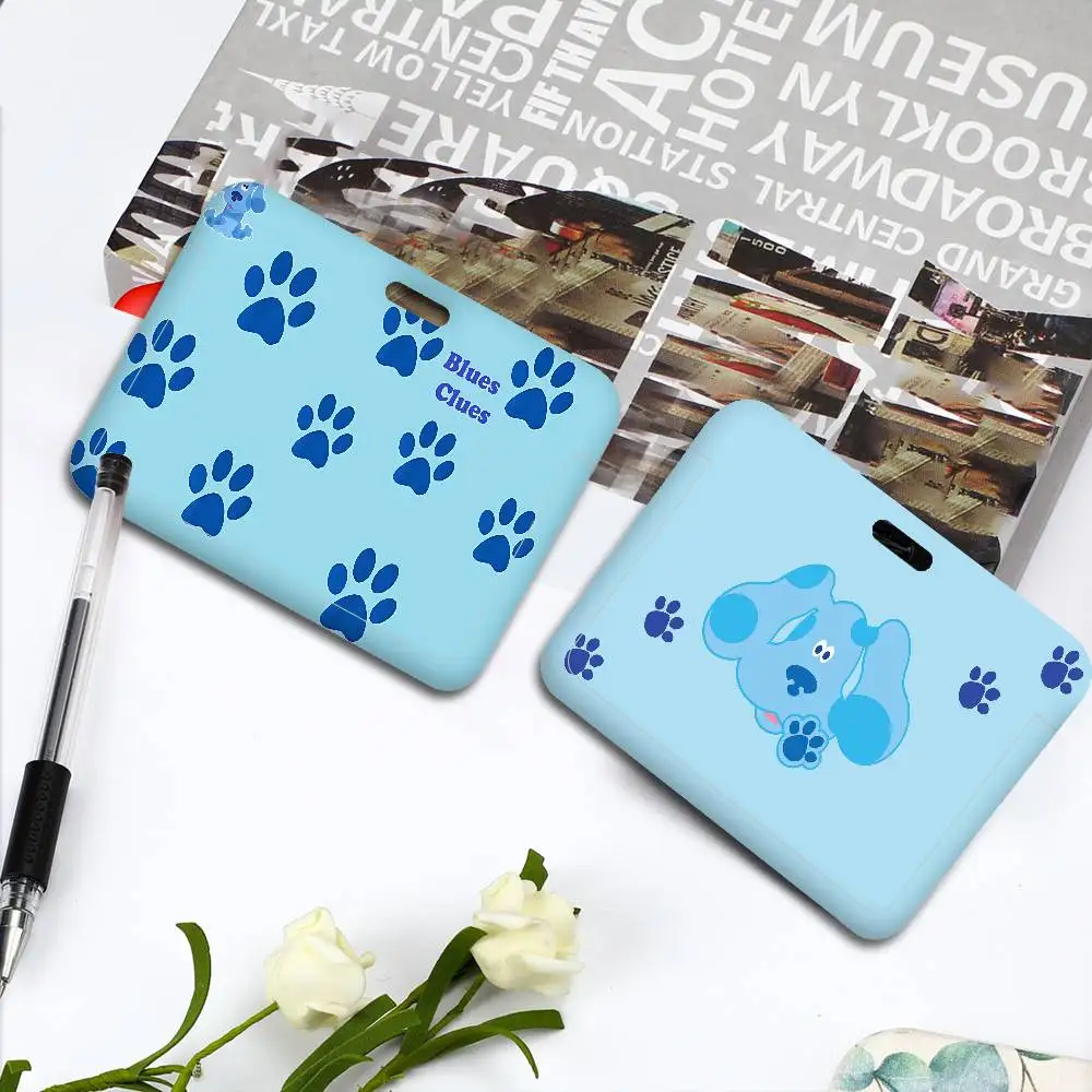 Porte-badge Blue Clues, porte-cartes d'identité, porte-cartes d'étudiant, lanières de cou pour cadeau