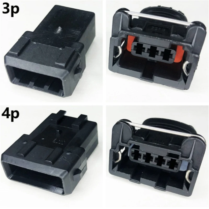 DJ7021A-3.5 รถหัวฉีดน้ำมันเชื้อเพลิงปลั๊กคอยล์จุดระเบิดขั้วต่อกันน้ำ 4p เซ็นเซอร์คันเร่ง 3 หลุม