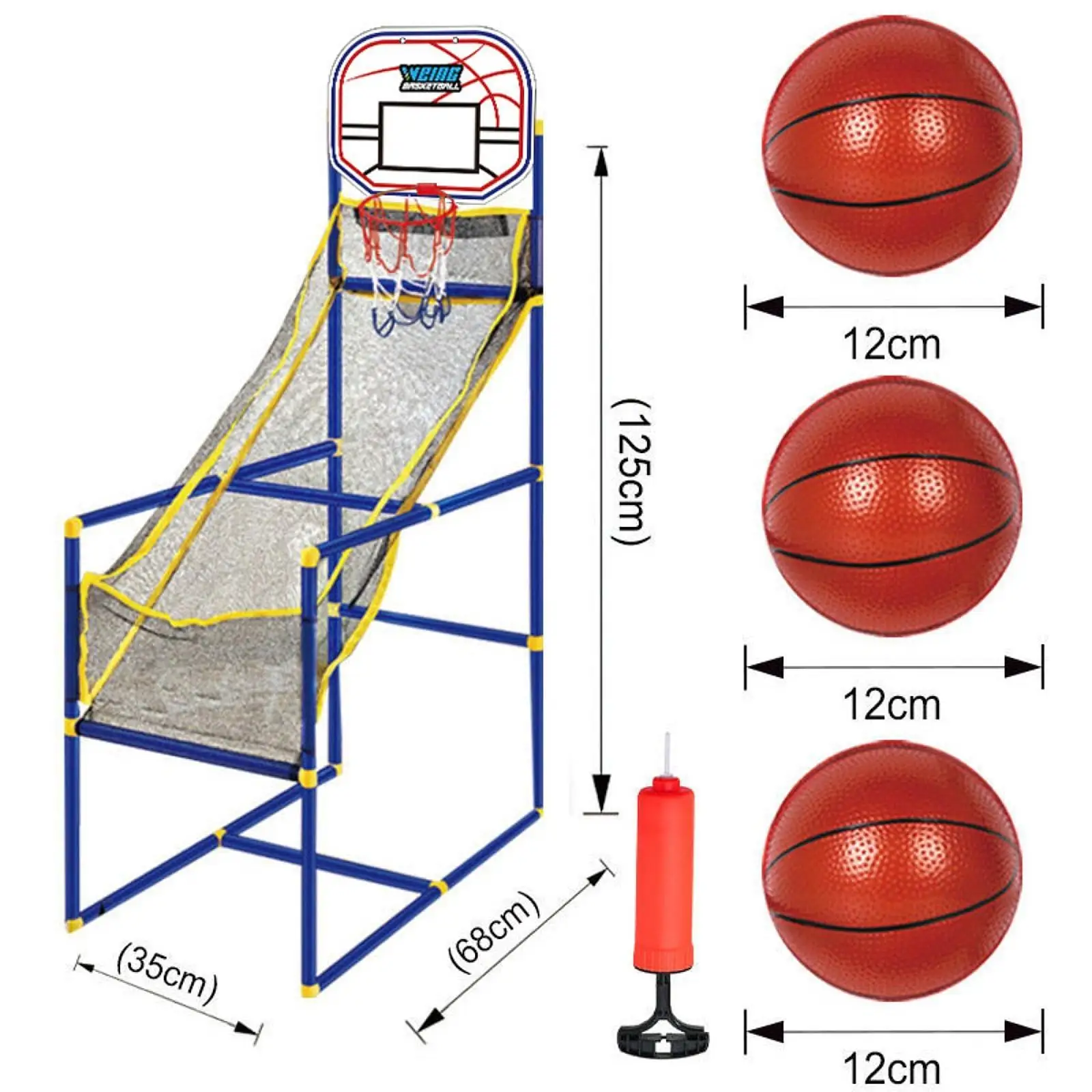 Kids Arcade Basketball Game Set Sportspeelgoed voor achtertuin verjaardag thuis